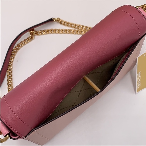 Michael Kors Kinsley Medium Flap Shoulder Bag Crossbody in Blossom Multi - Picture 11 of 15